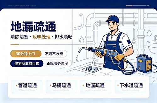 鹤岗地漏疏通