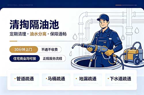 鹤岗清掏隔油池