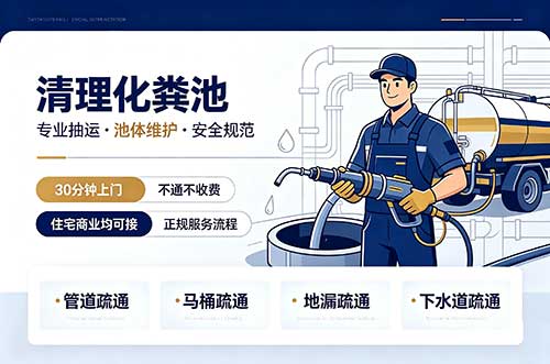 鹤岗清理化粪池